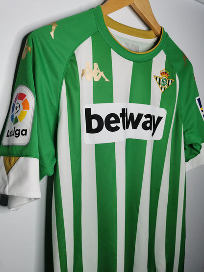 2019 Real Betis Home Squad Signed Joaquin Match Issued, Large