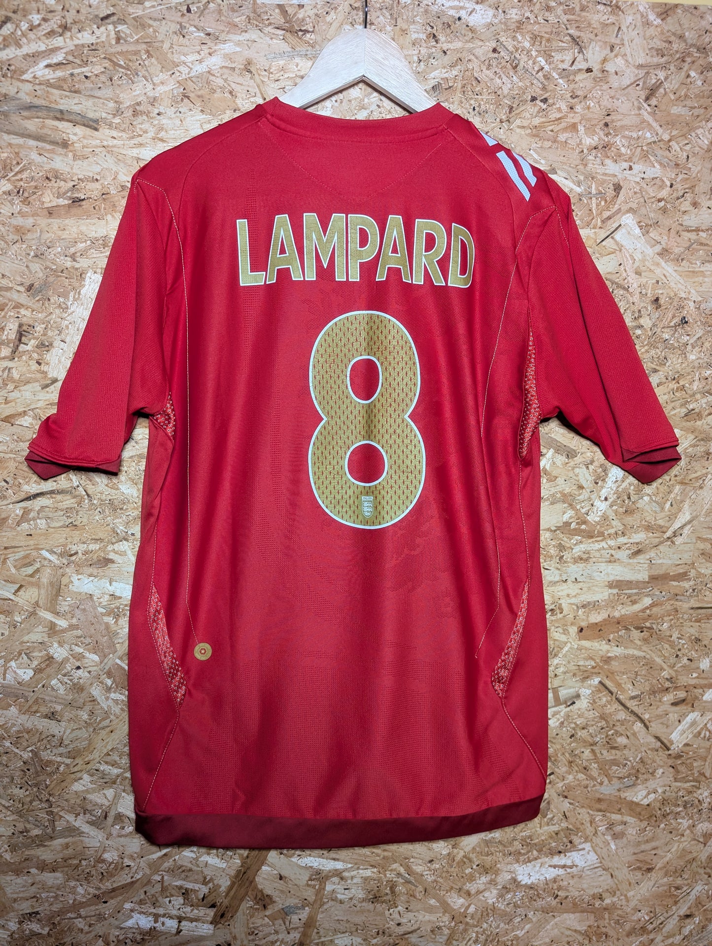 Authentic England 2006 Umbro Away 'Lampard 8' Authentic Football Shirt - Image 2