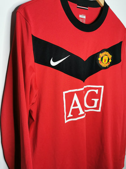 2009 Man United Home Long Sleeve, Medium