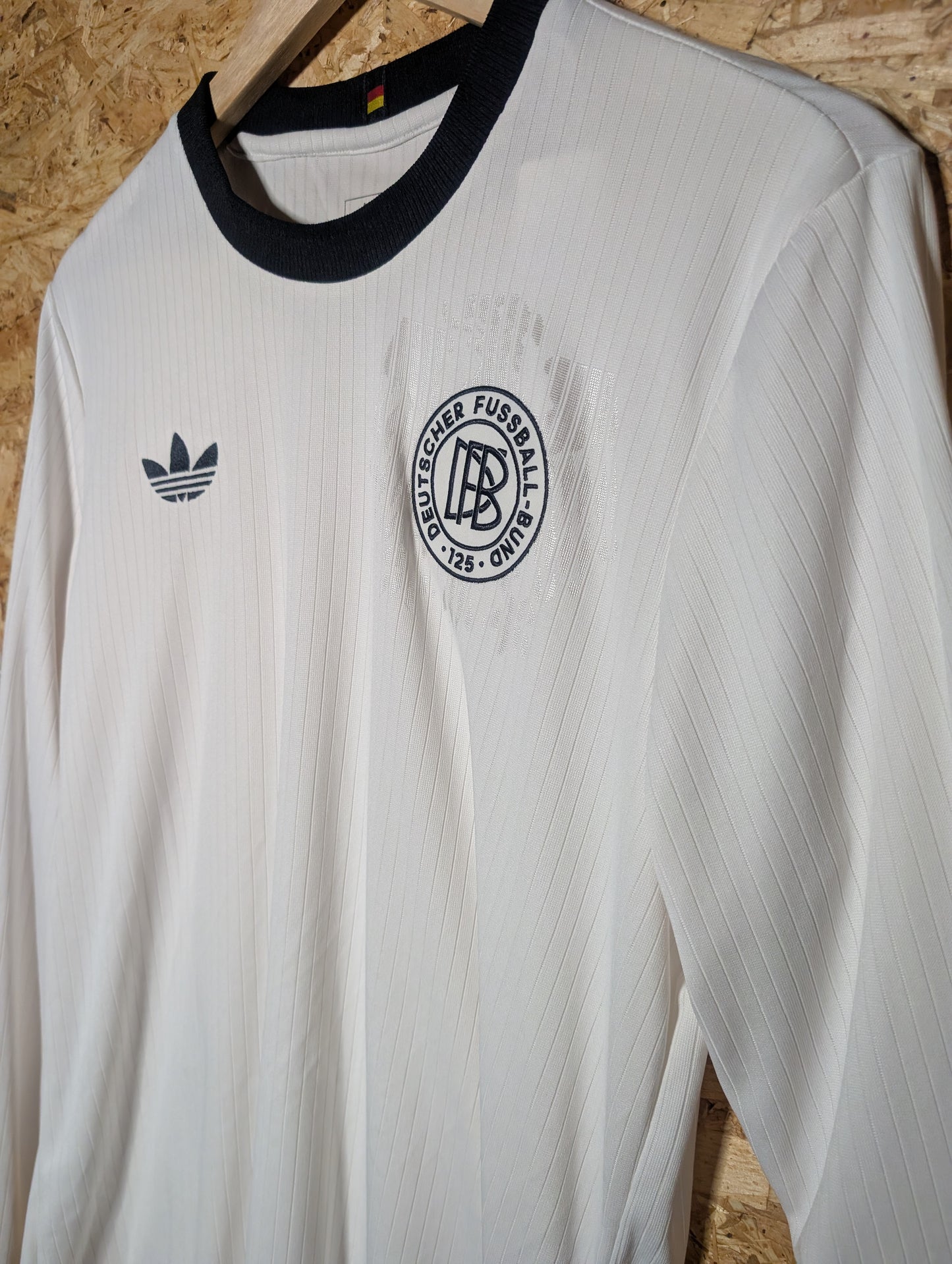 Authentic Germany 2025 Adidas Home Long Sleeve Authentic Football Shirt - Image 4