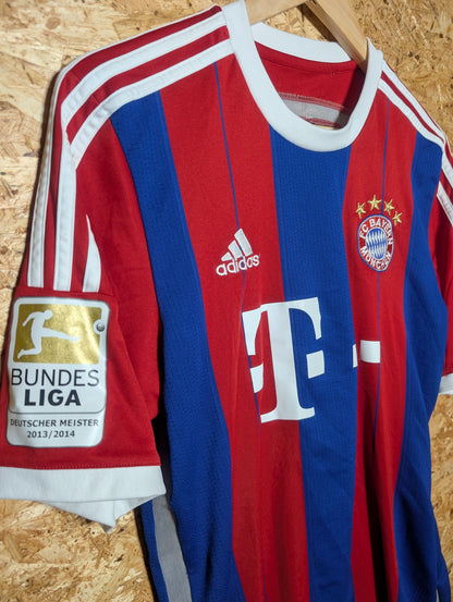 Authentic Bayern Munich 2014 Adidas Home Football Shirt 'Schweinsteiger 31' (Image 3)