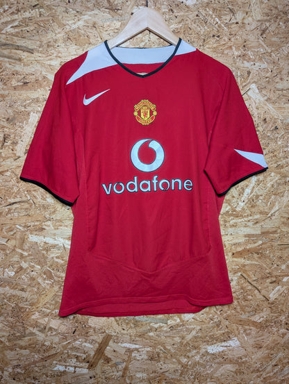 Manchester United Home 2004 Nike Authentic Football Shirt 'V. Nistelrooy 10', Medium