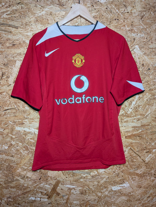 Manchester United Home 2004 Nike Authentic Football Shirt 'V. Nistelrooy 10', Medium