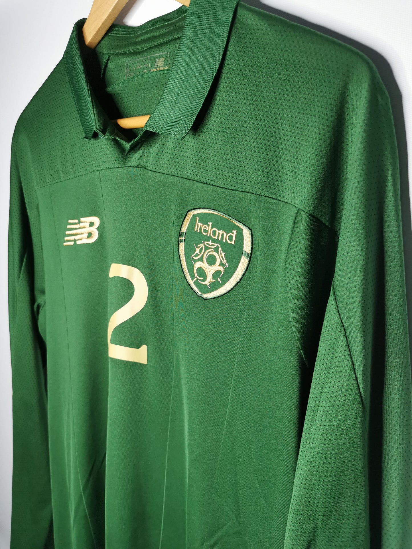 2019 Ireland Home Long Sleeve Player Spec 'Coleman 2', Medium