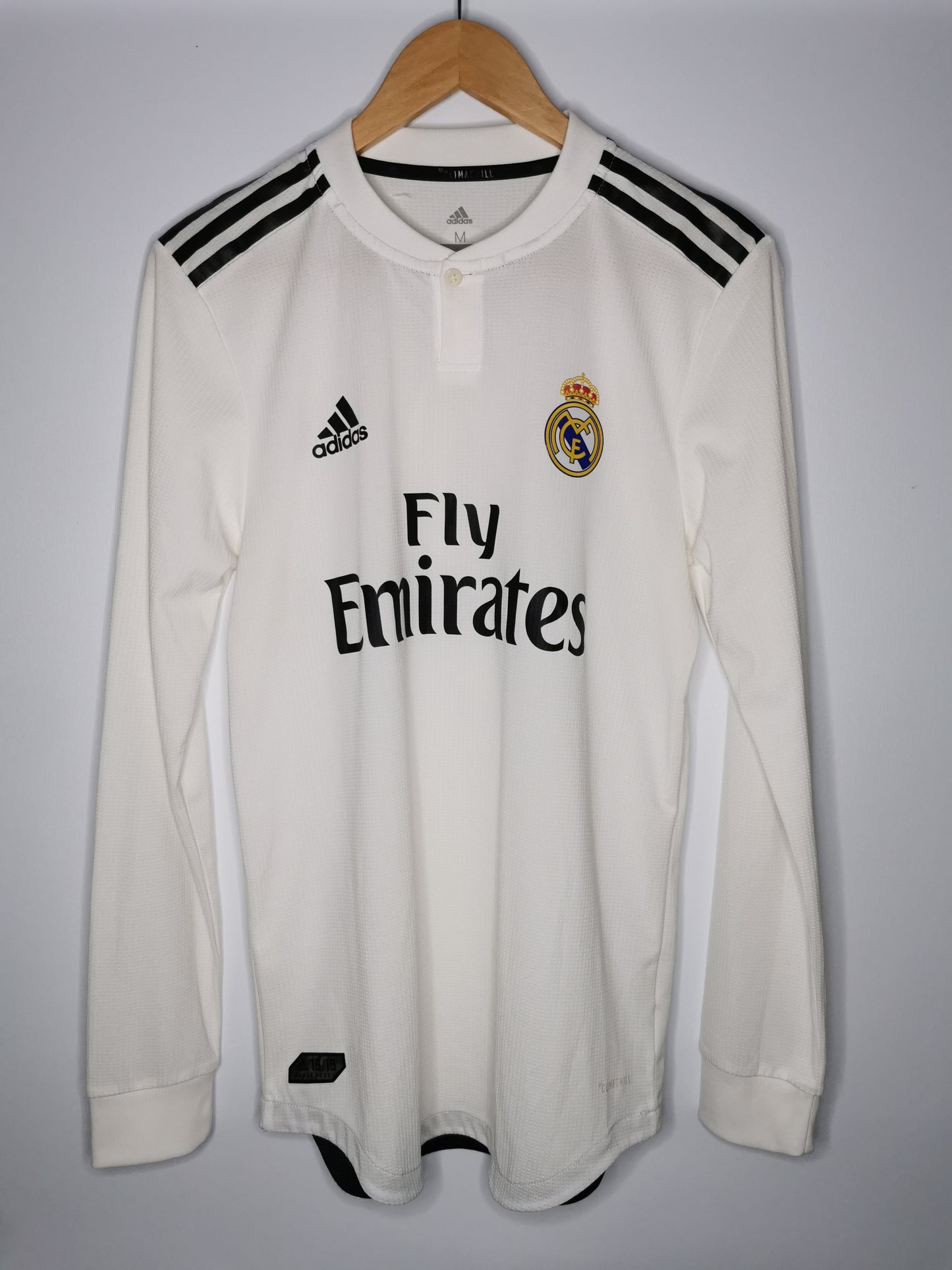 2018 Real Madrid Long Sleeve Player Spec 'Benzema 9', Medium