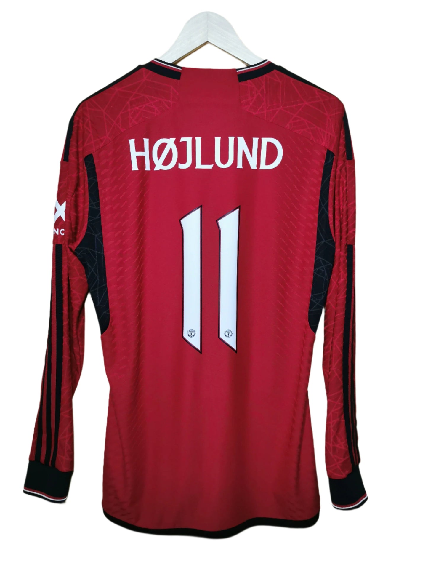 2023 Man United Home Long Sleeve Player Spec 'Hojlund 11', Medium, BNWT