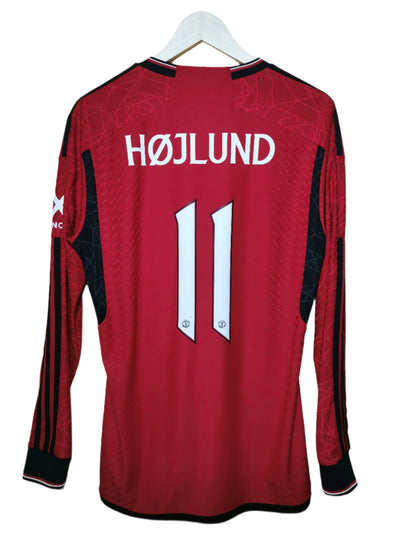 2023 Man United Home Long Sleeve Player Spec 'Hojlund 11', Medium, BNWT