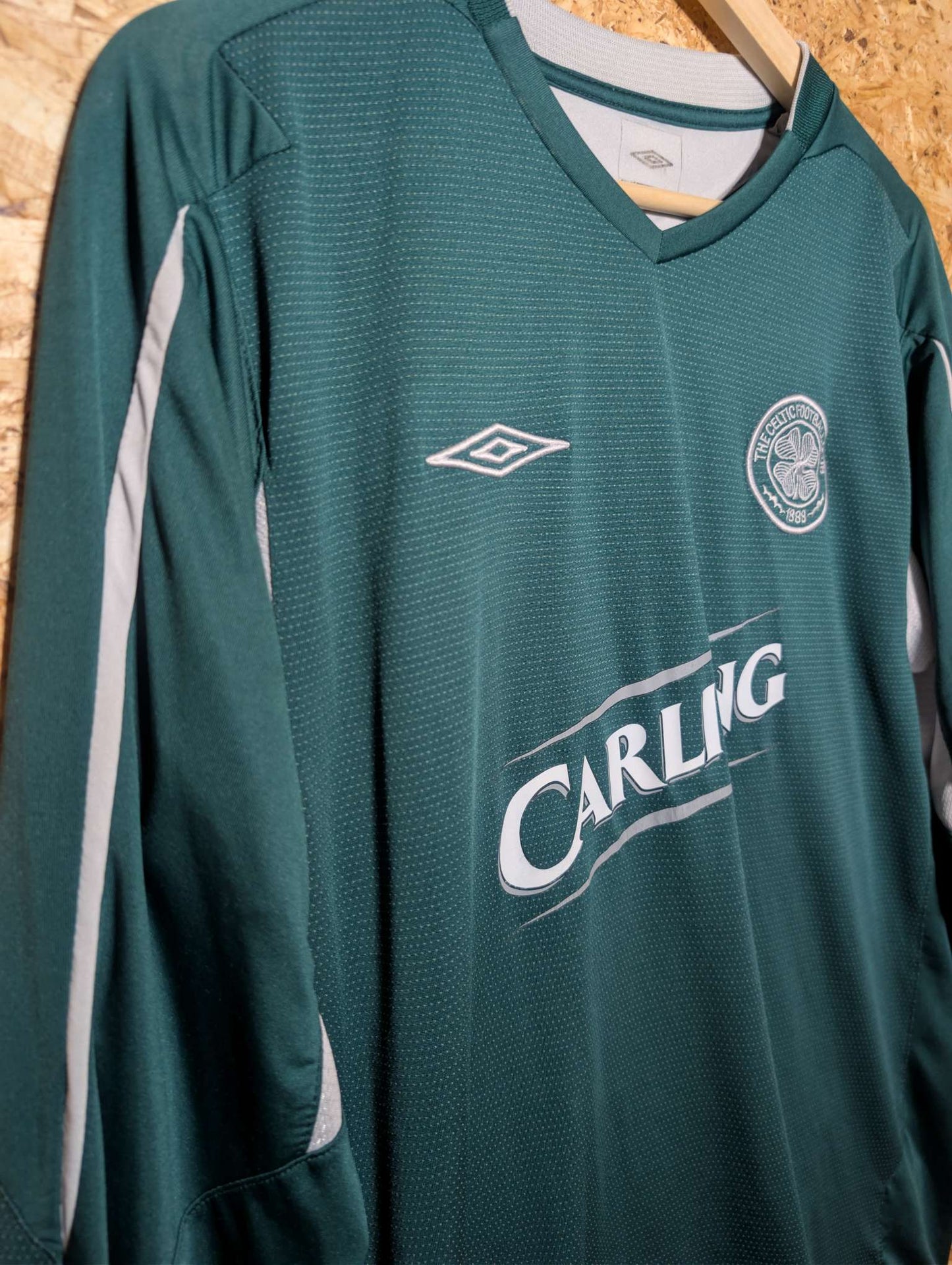 2004 Celtic Away Long Sleeve, Medium