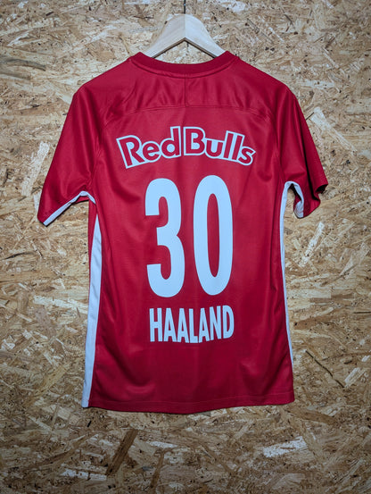 Authentic Red Bull Salzburg 2019 Nike Home Football Shirt 'Haaland 30' (Image 2)