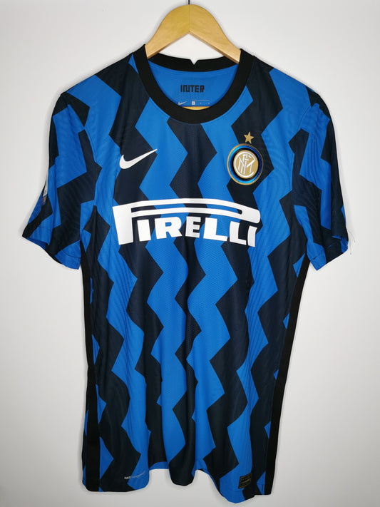 2020 Inter Milan Home Romelu Lukaku Player Spec signed, Large