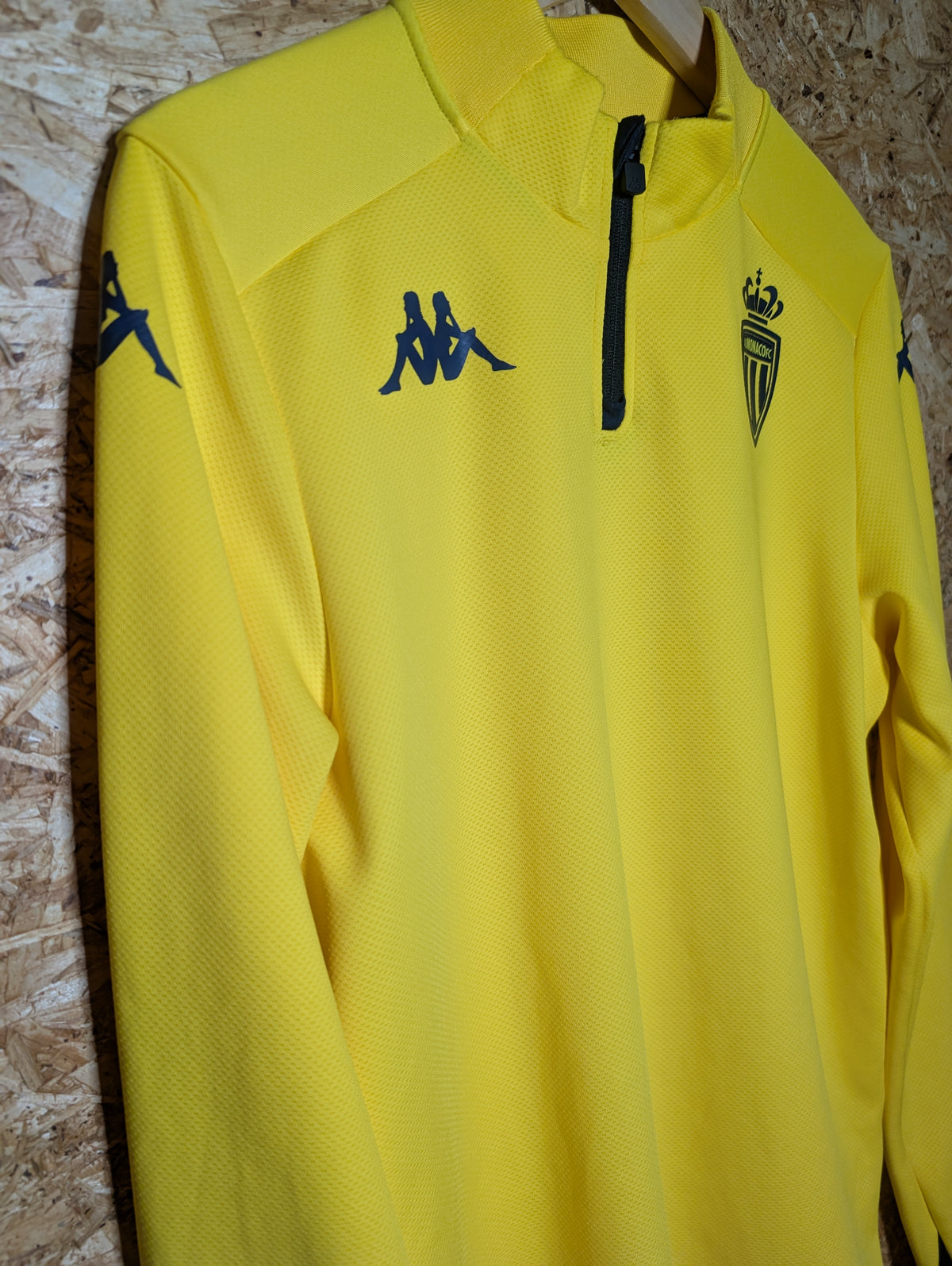 Authentic Monaco 2020 Kappa Player Issue Red Football Track Top, Medium (Image 3)