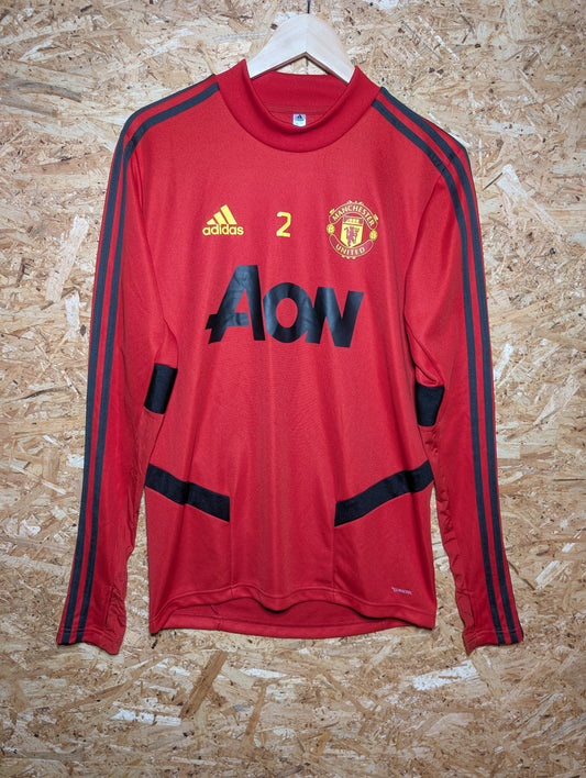 Manchester United 2019 Adidas Player Issued Training Top #2, Small (fits Medium)