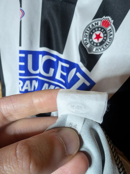 Authentic Partizan Belgrade 2000 Naai Home Football Shirt 'Delibašić 9' (Image 5)