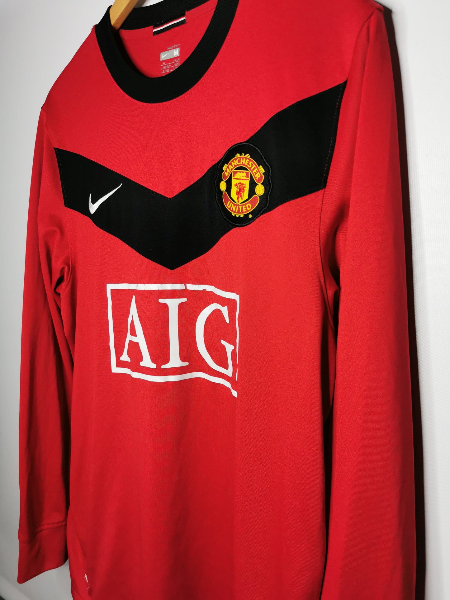 2009 Man United Home Long Sleeve, Medium