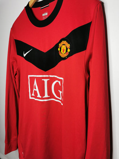 2009 Man United Home Long Sleeve, Medium