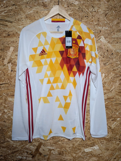 2016 Spain Away Long Sleeve Kitroom Issue, Size 6, BNWT