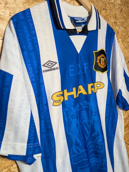 Manchester United Third 1994 Umbro Authentic Football Shirt, X Large