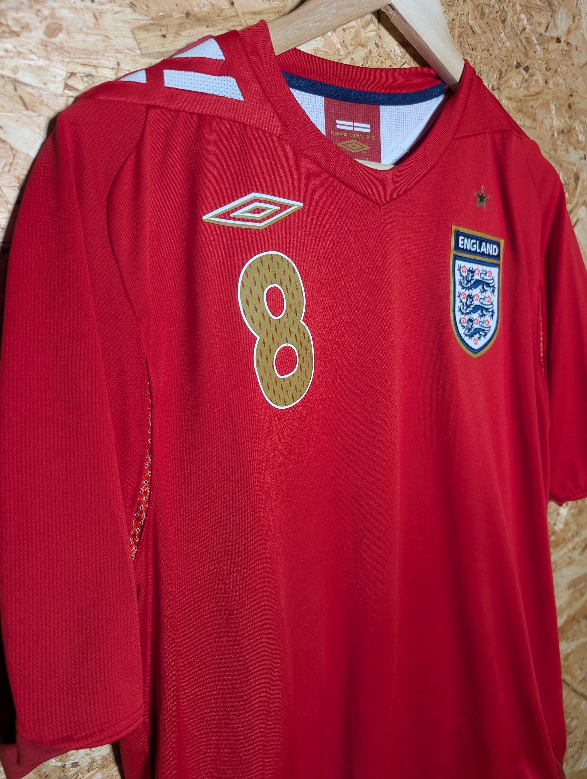 Authentic England 2006 Umbro Away 'Lampard 8' Authentic Football Shirt - Image 3