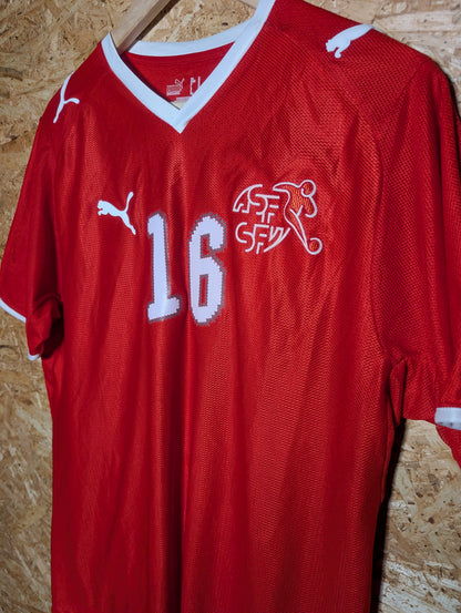 2008 Switzerland Home Match Issued & Signed 'Barnetta 20'