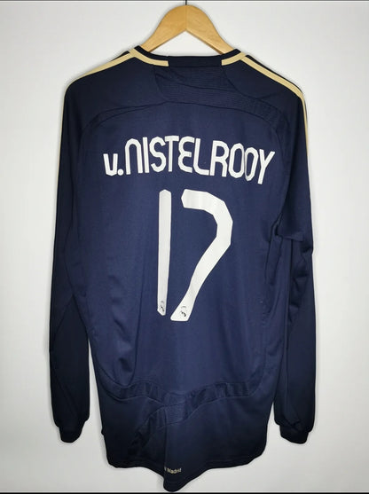 2007 Real Madrid Away Long Sleeve Match Worn 'v. Nistelrooy 17' vs Real Murcia