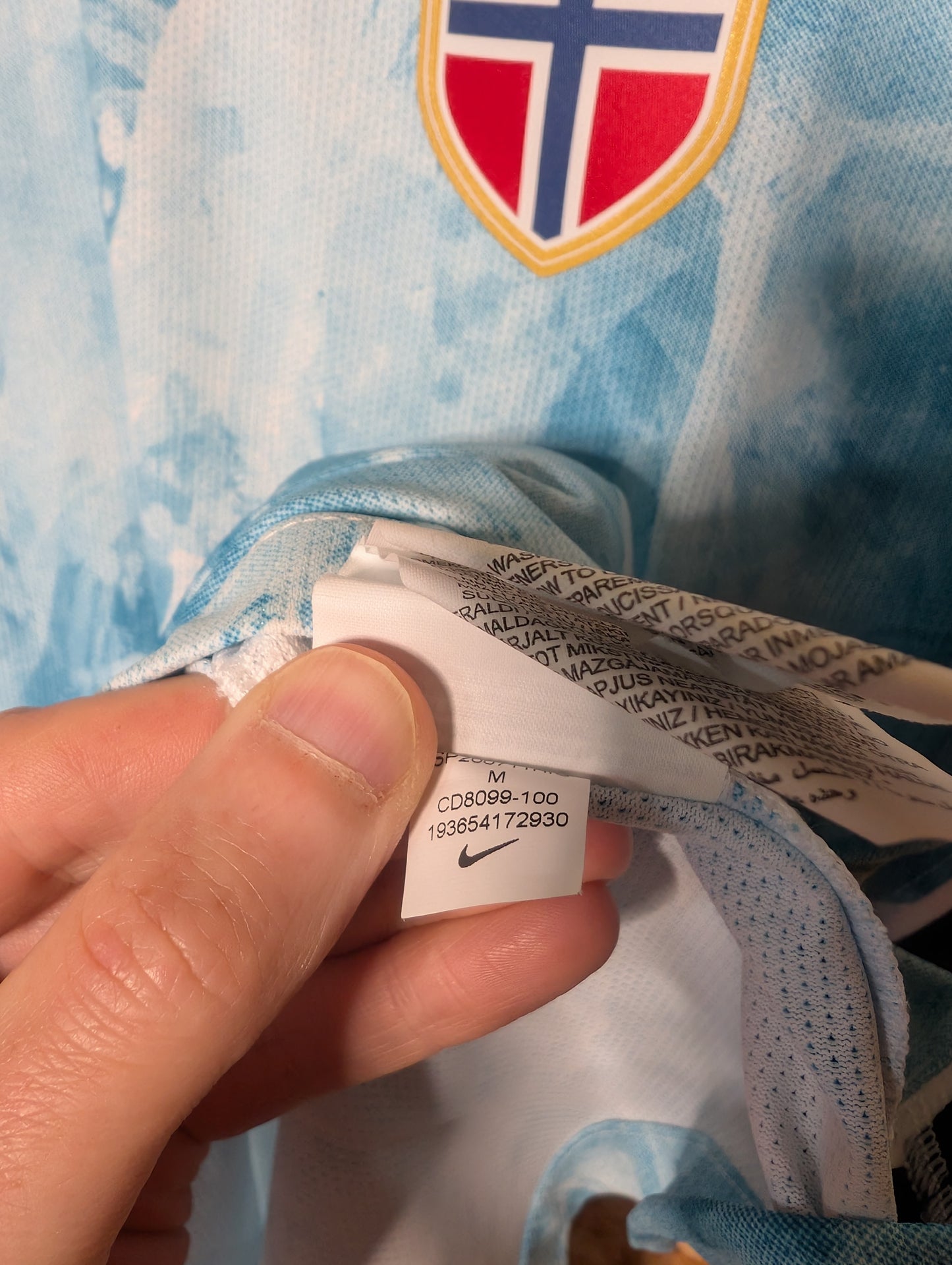 Authentic Norway 2020 Nike Away Kitroom Issue Football Shirt - Image 5