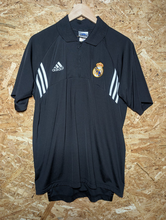Authentic Real Madrid 2001 Adidas Centenary Football Polo Shirt, Medium (Image 1)