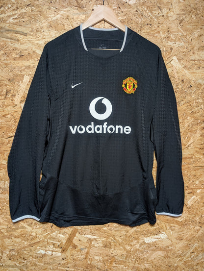 Manchester United Away 2003 Nike Long Sleeve Authentic Football Shirt, Large