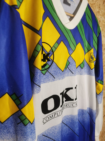 1991 Kaiserslautern Fourth Long Sleeve shirt & shorts, X Large (fits as Large)