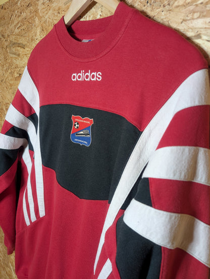 Authentic Unterhaching 1995 Adidas Football Sweatshirt, Small (Image 4)
