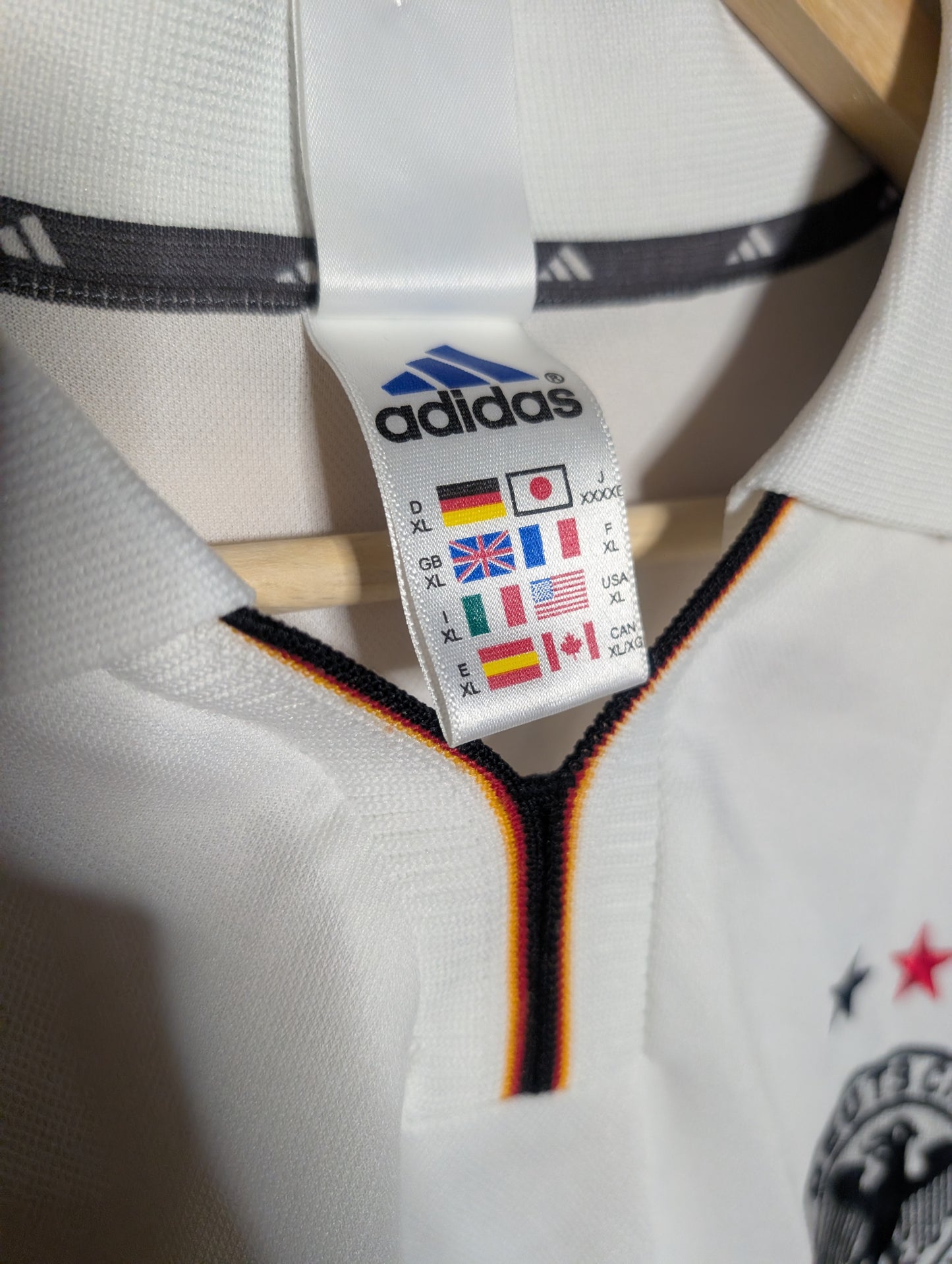 Authentic Germany 2000 Adidas Home Authentic Football Shirt - Image 5