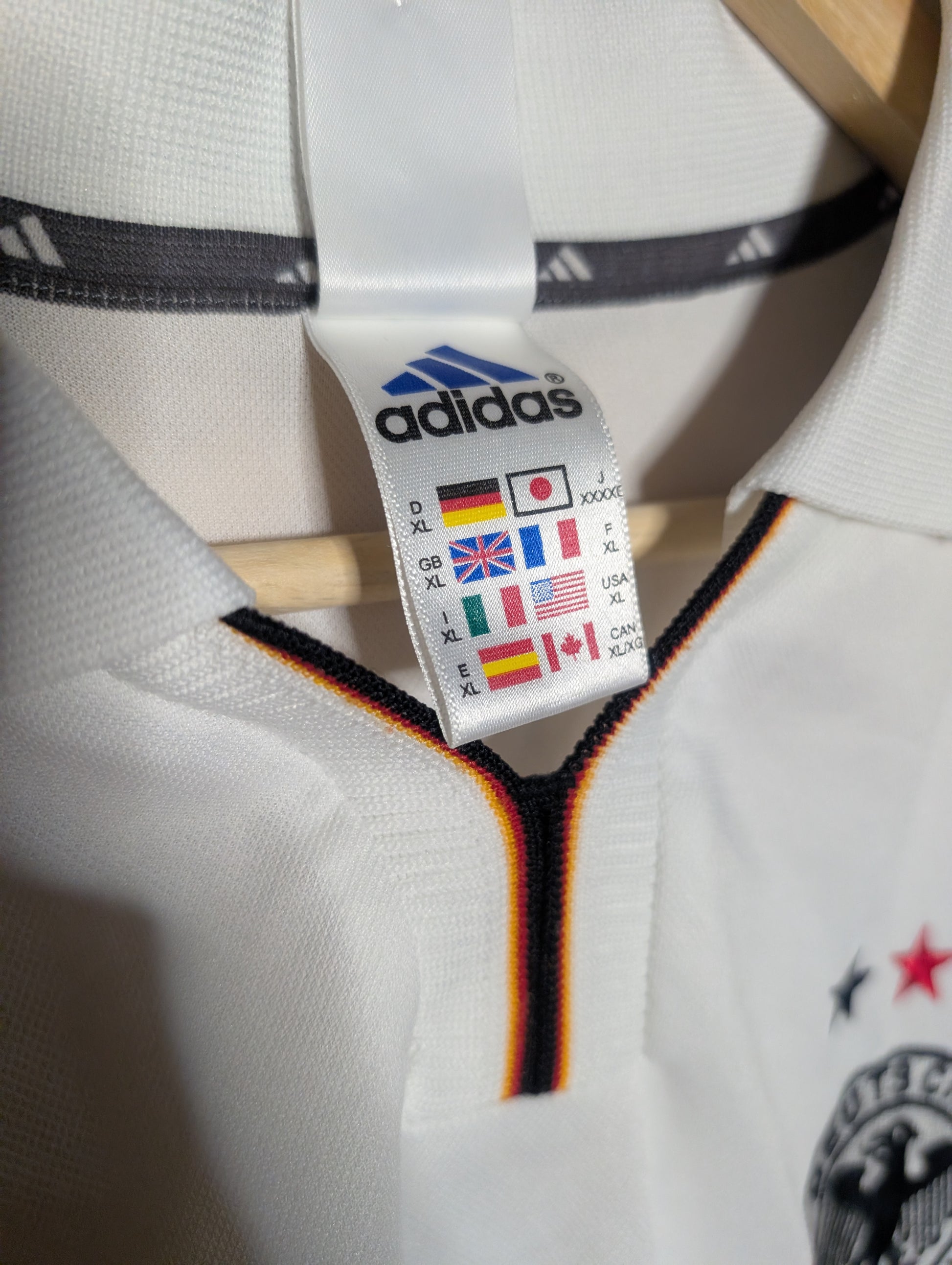 Authentic Germany 2000 Adidas Home Authentic Football Shirt - Image 5