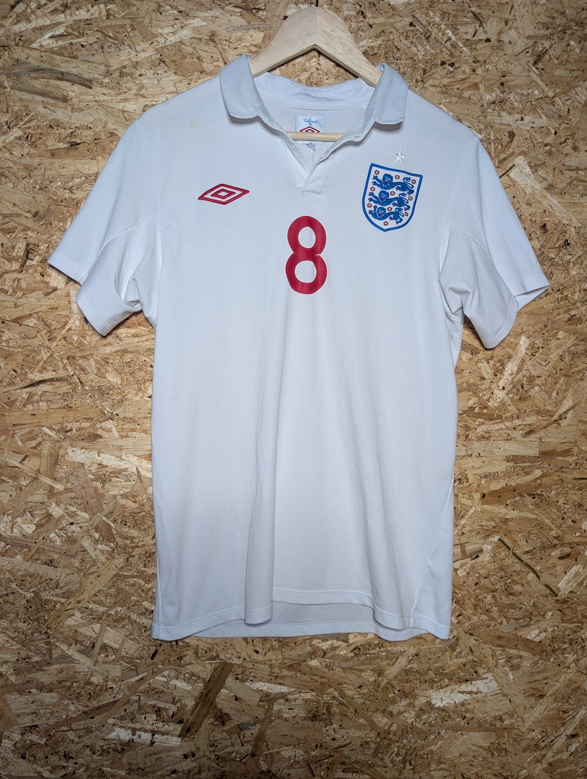 Authentic England 2010 Umbro Home 'Lampard 8' Authentic Football Shirt - Image 1