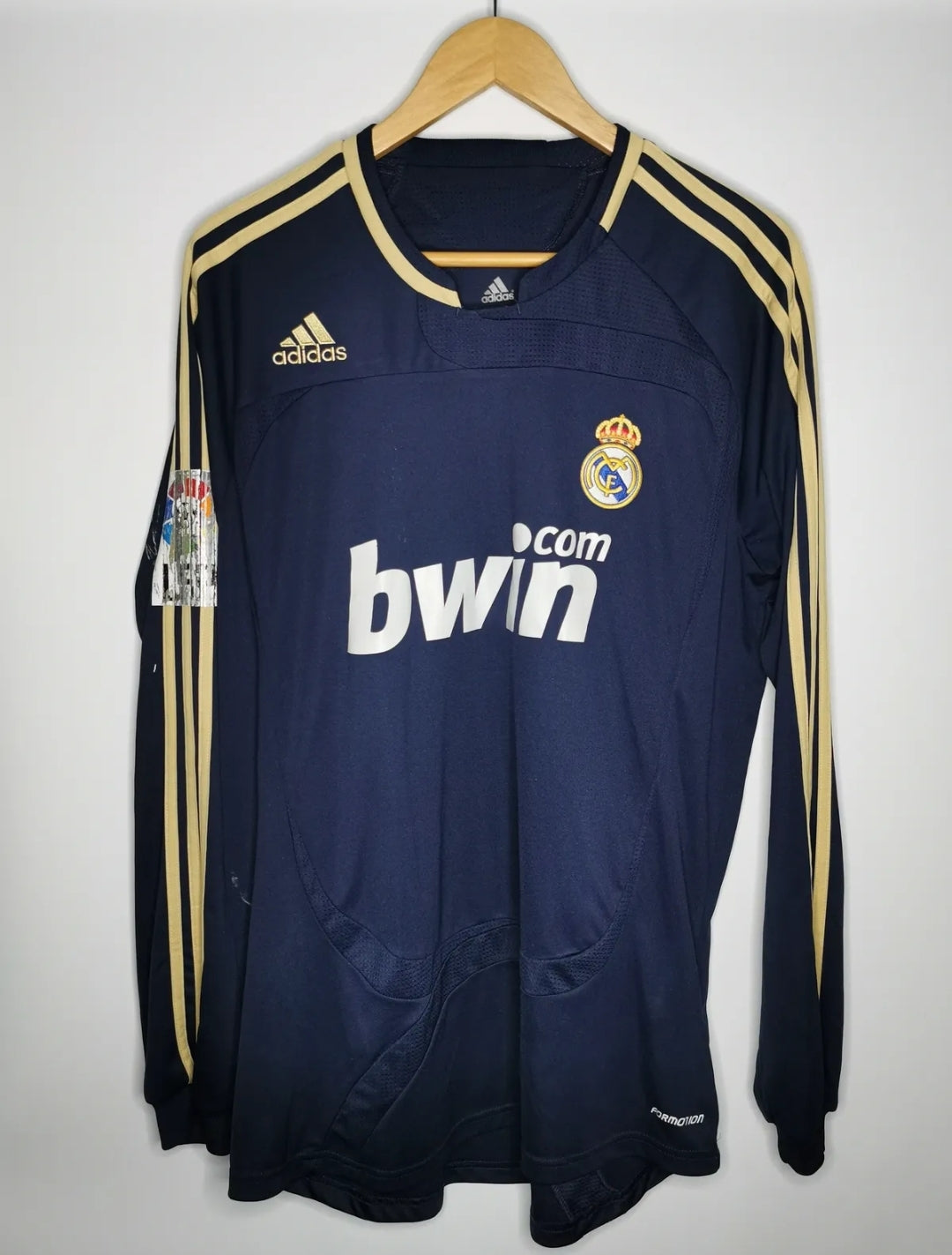 2007 Real Madrid Away Long Sleeve Match Worn 'v. Nistelrooy 17' vs Real Murcia