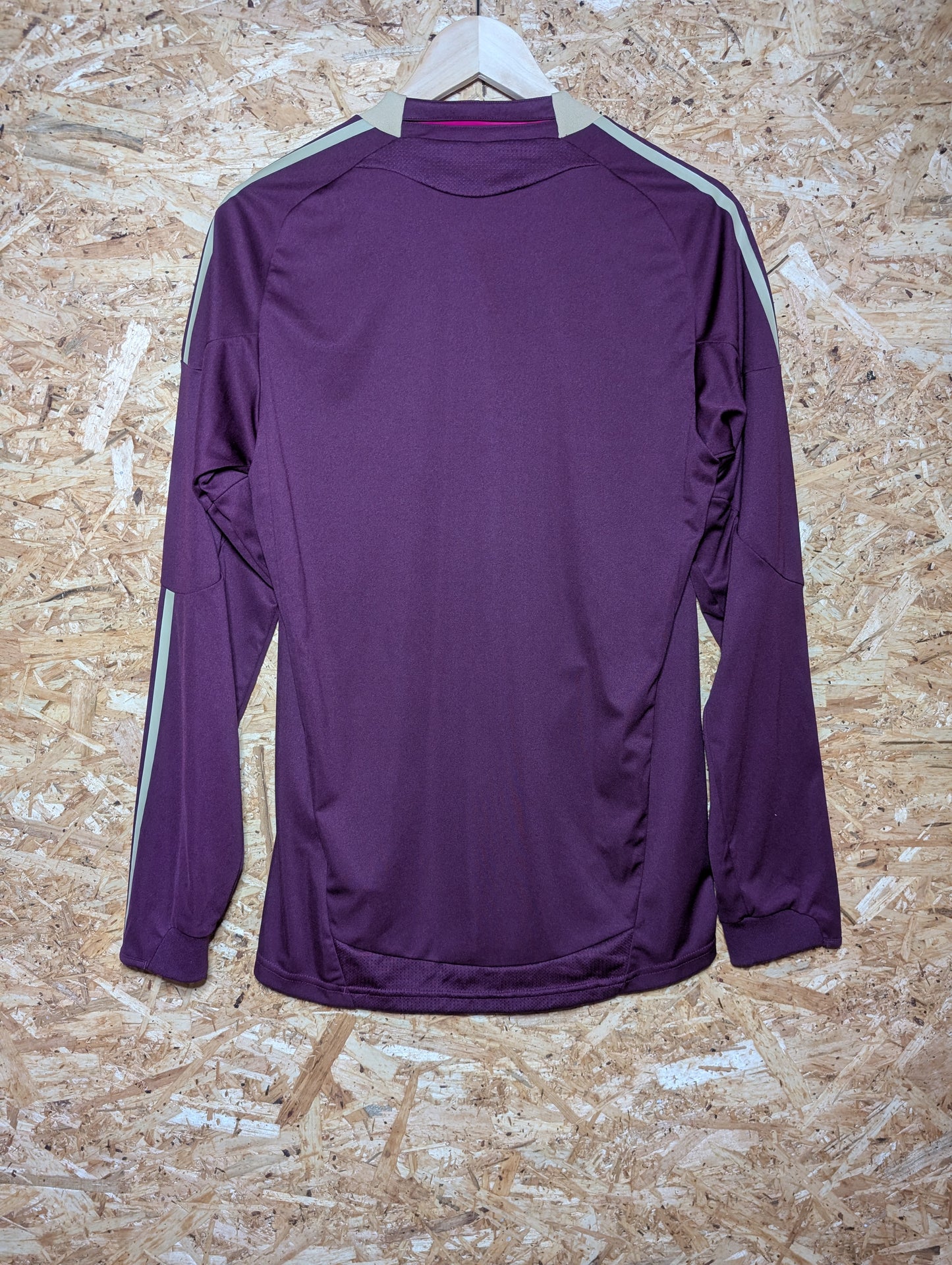 Authentic Lyon 2010 Adidas Long Sleeve Player Spec Away Football Shirt (Image 2)