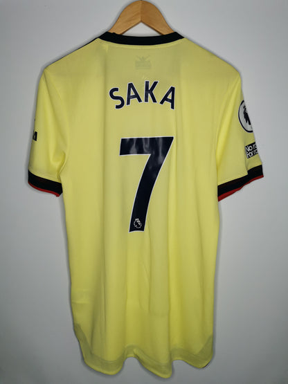 2021 Arsenal Away Bukayo Saka Premier League Kitroom Issued, Size 6 (Medium), BNWT