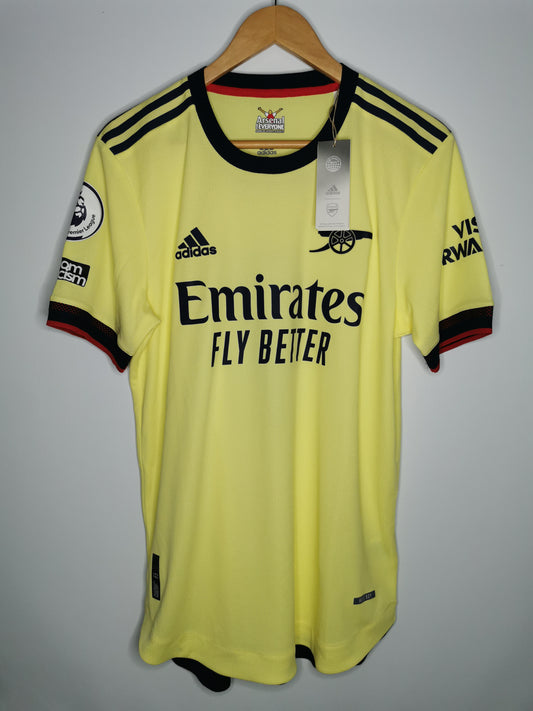 2021 Arsenal Away Bukayo Saka Premier League Kitroom Issued, Size 6 (Medium), BNWT