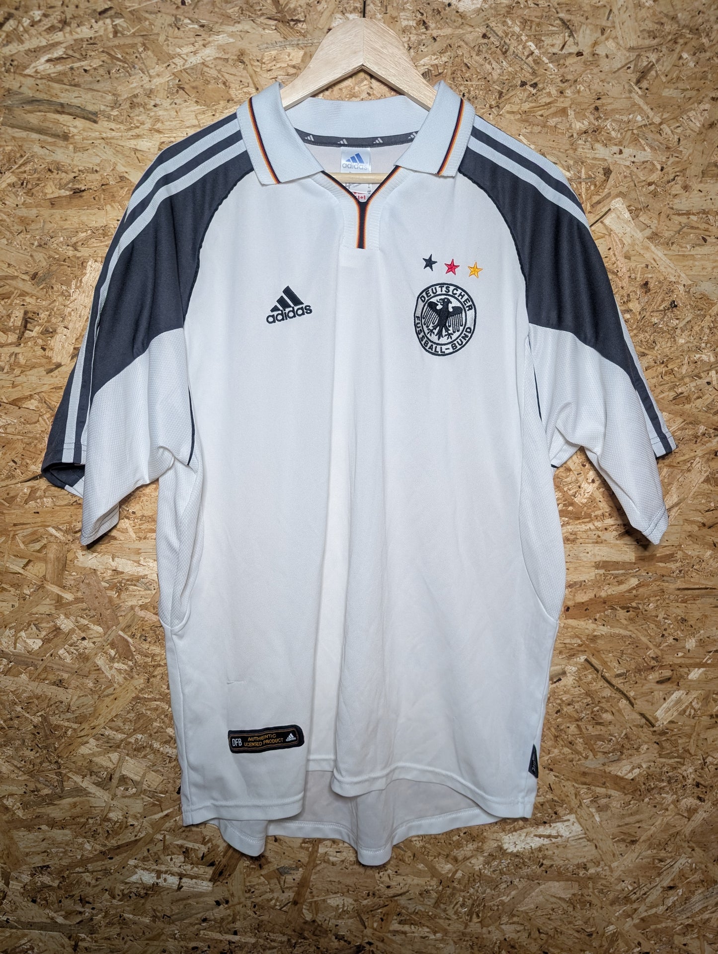 Authentic Germany 2000 Adidas Home Authentic Football Shirt - Image 1