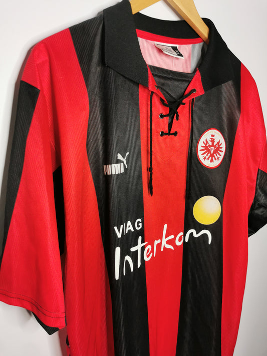 Authentic 1999 Eintracht Frankfurt Centenary Home Sobotzik 10 (Image 2)