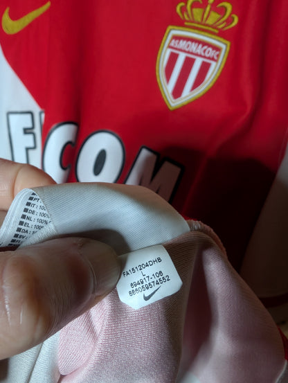 Authentic Monaco 2015 Nike Home Football Shirt 'Mbappé 29', Large (Image 5)