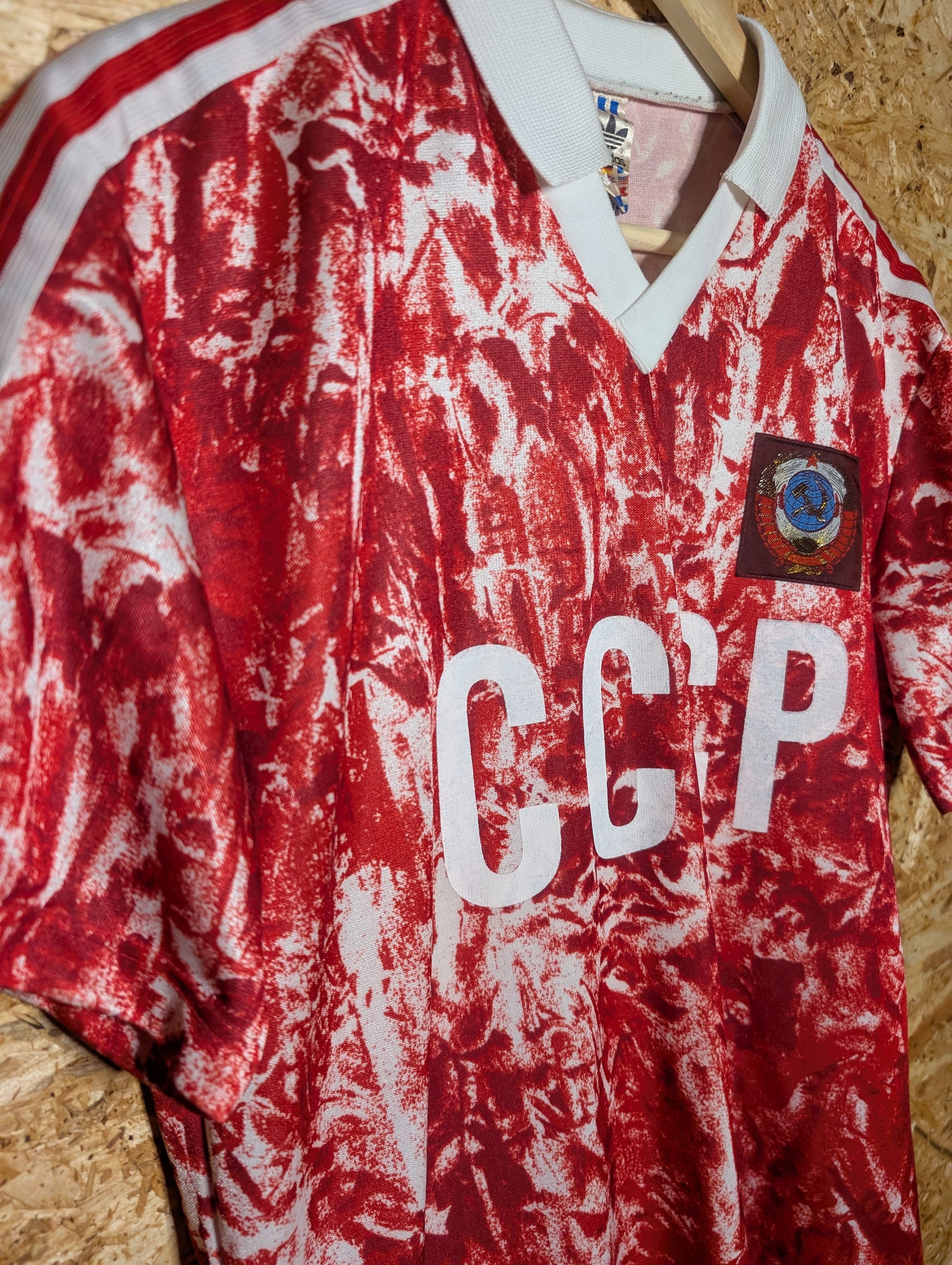 Authentic USSR 1989 Adidas Home Authentic Football Shirt - Image 3