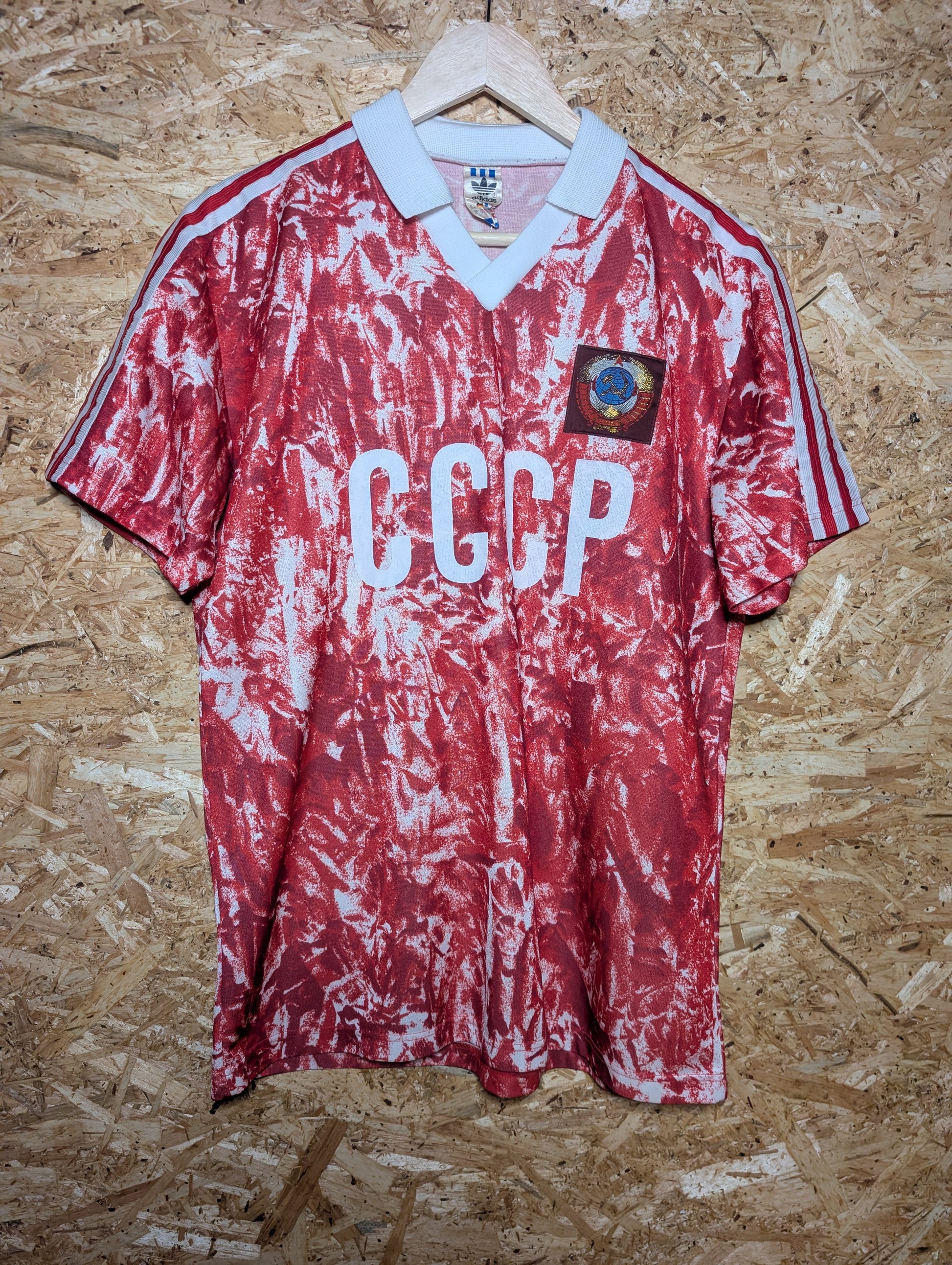 Authentic USSR 1989 Adidas Home Authentic Football Shirt - Image 1