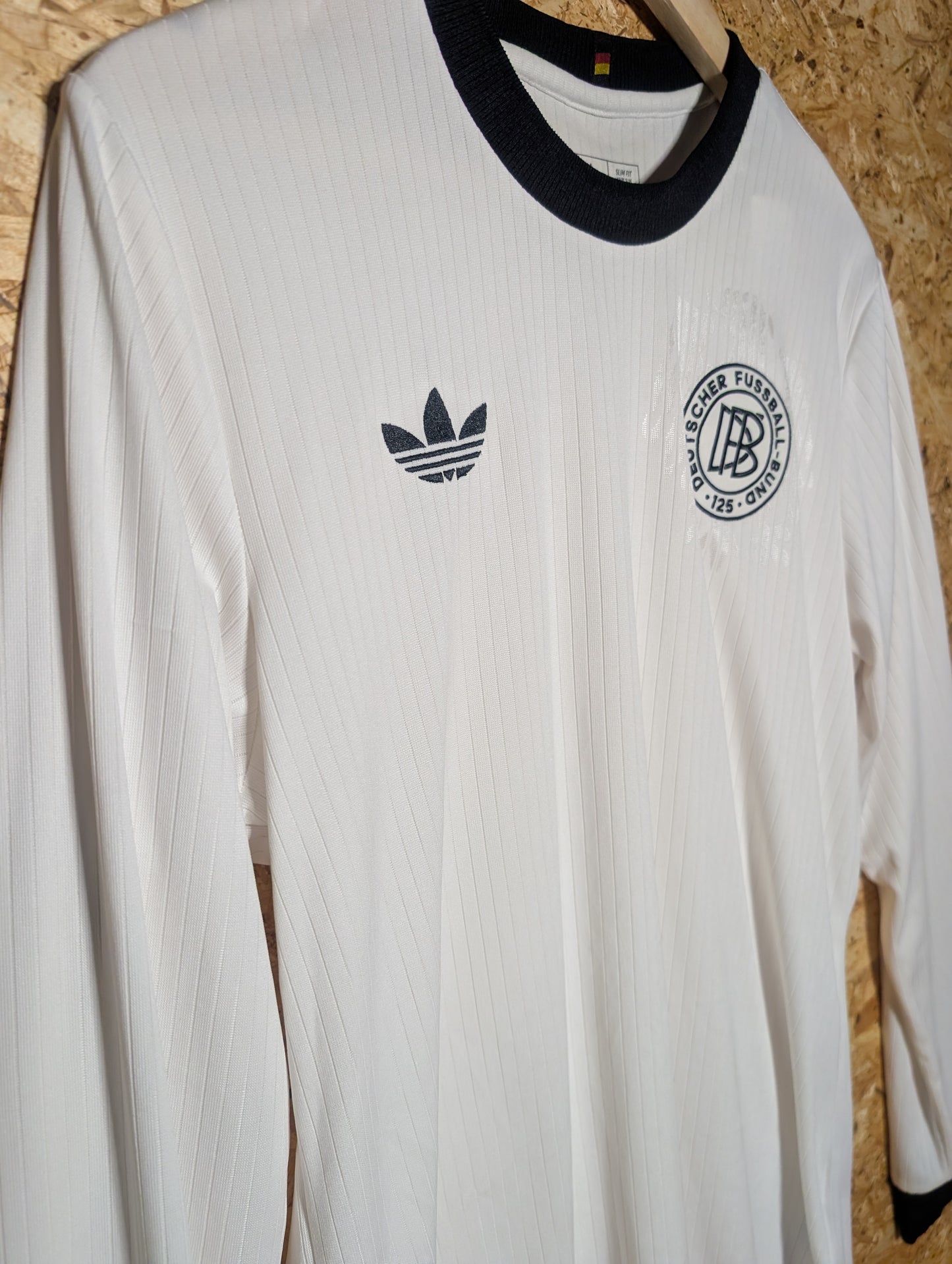 Authentic Germany 2025 Adidas Home Long Sleeve Authentic Football Shirt - Image 3
