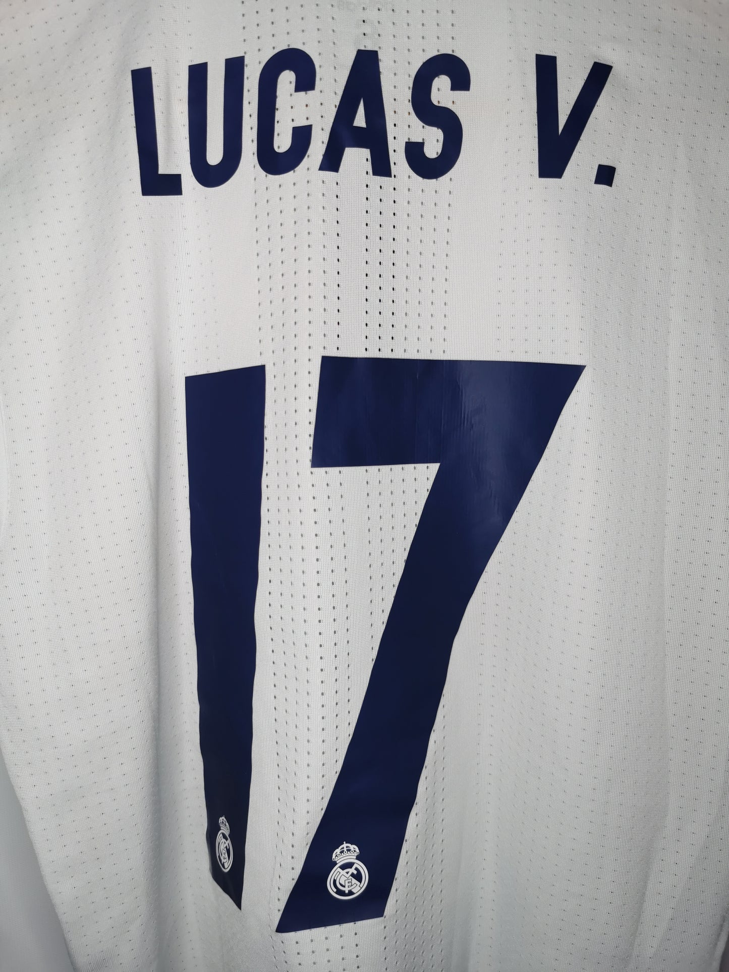 2016 Real Madrid Home Match Worn 'Vazquez 17' vs Villarreal
