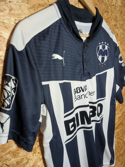 Authentic Monterrey 2015 Puma Blue and White Home Football Shirt (Image 3)