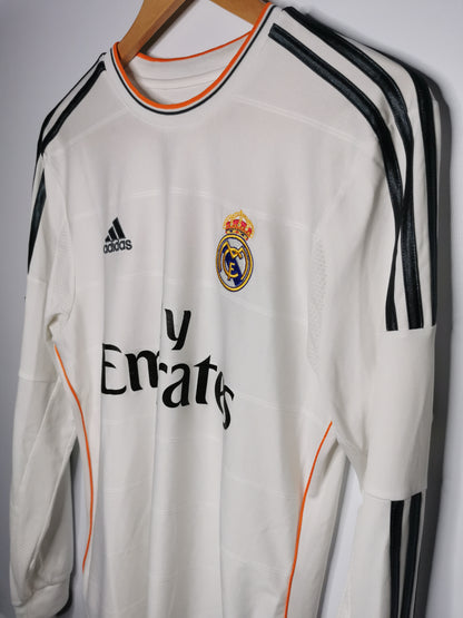 2013 Real Madrid Home Long Sleeve 'Bale 11', Medium