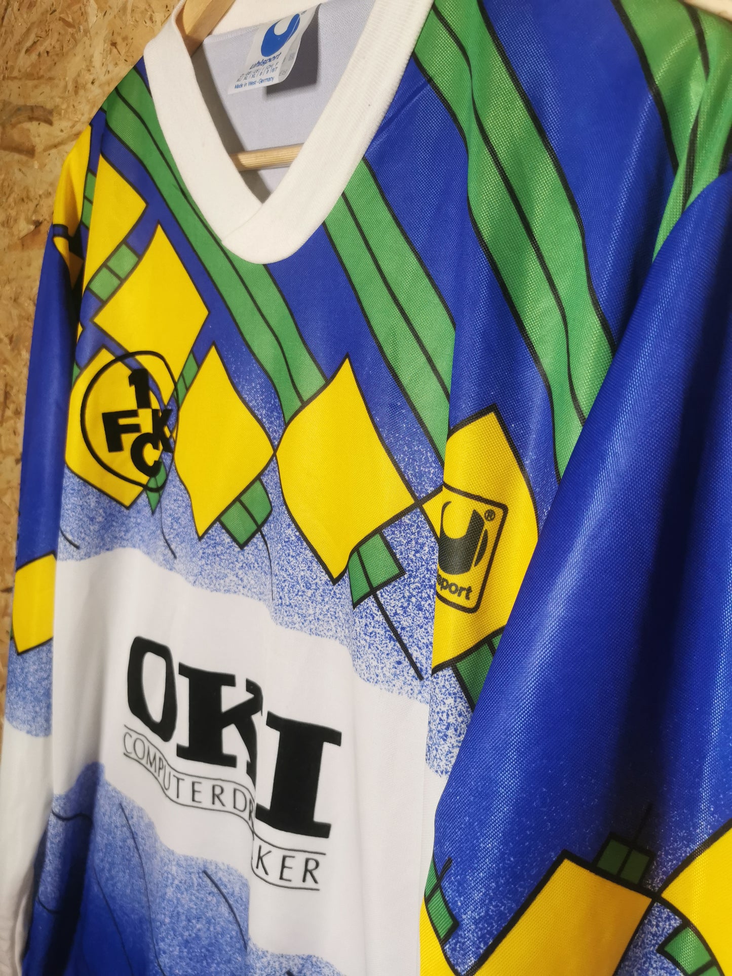 1991 Kaiserslautern Fourth Long Sleeve shirt & shorts, X Large (fits as Large)