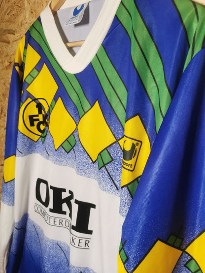1991 Kaiserslautern Fourth Long Sleeve shirt & shorts, X Large (fits as Large)