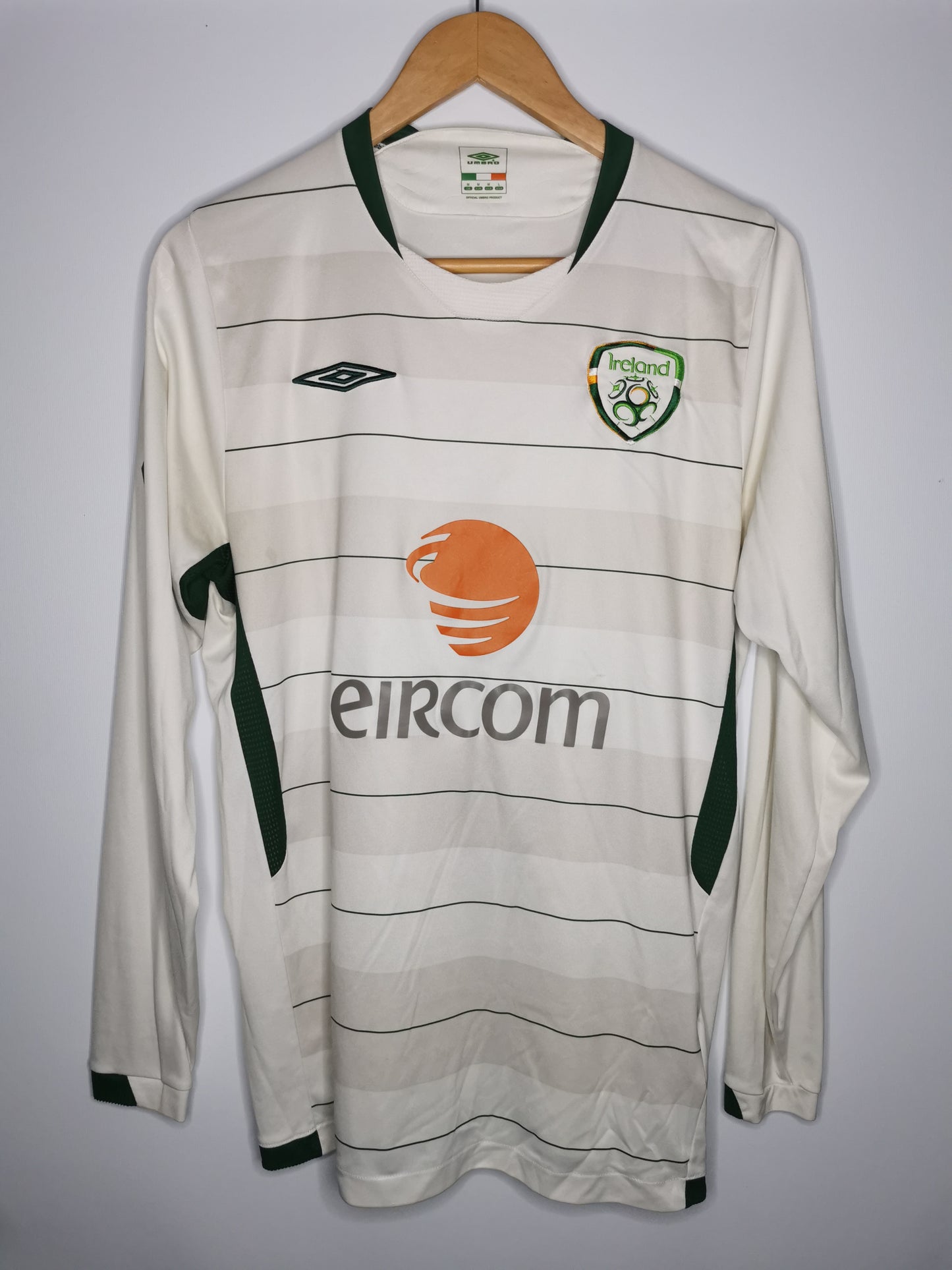 2007 Ireland Away Long Sleeve, Medium