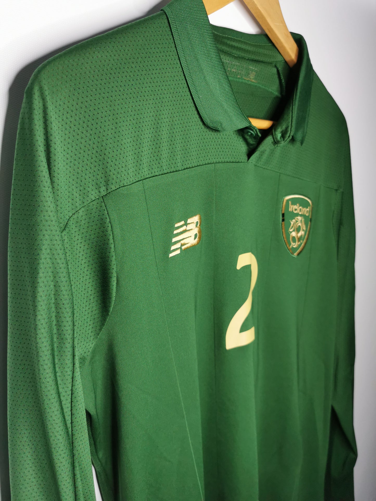 2019 Ireland Home Long Sleeve Player Spec 'Coleman 2', Medium