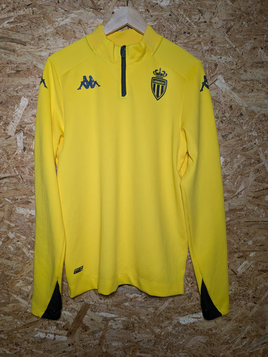 Authentic Monaco 2020 Kappa Player Issue Red Football Track Top, Medium (Image 1)